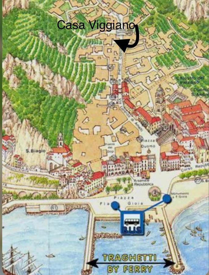 Casa Viggiano In The Heart Of Amalfi Apartment Bagian luar foto